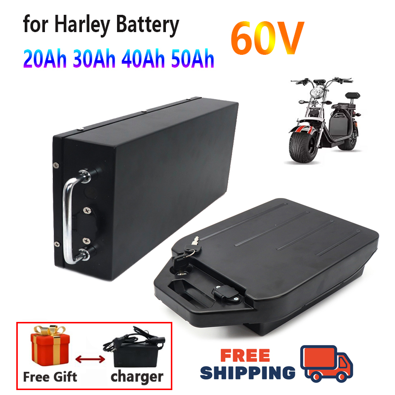 60V 50Ah Electric Scooter Battery - 🏷✅🏷✅🏷✅Harley Citycoco 60v 50Ah Electric Motorcycle