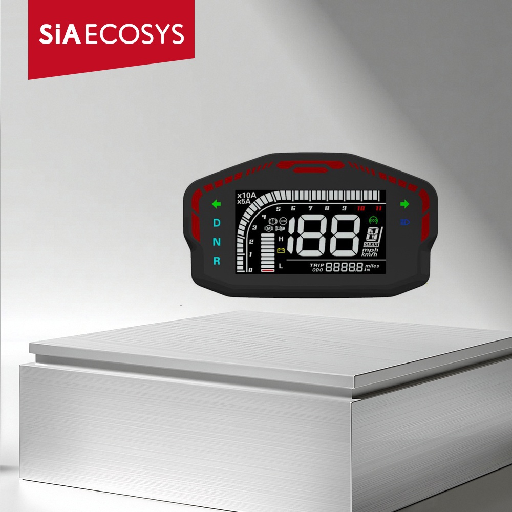 SIAECOSYS DKD LCD Speedometer  - Kelly Kls7230S Controller ulasan dan harga