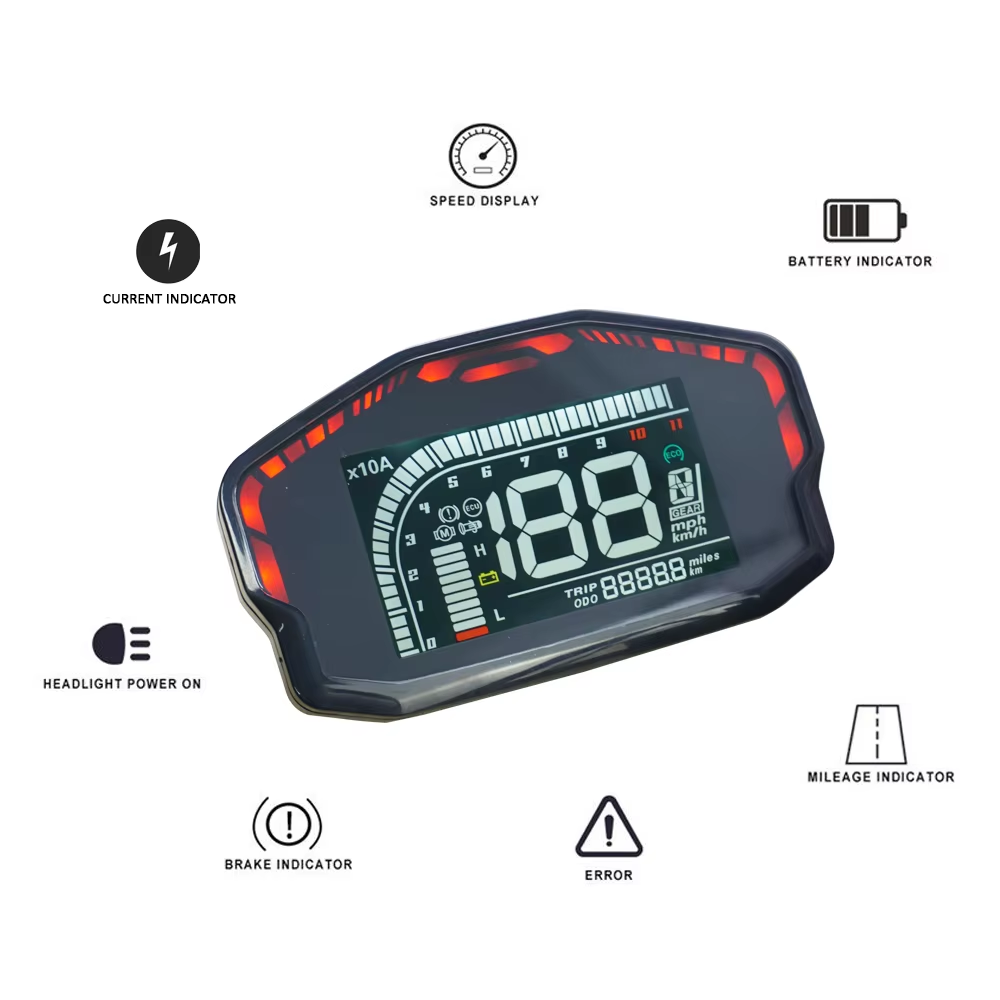 SIAECOSYS DKD LCD Speedometer  - Kelly Kls7230S Controller ulasan dan harga