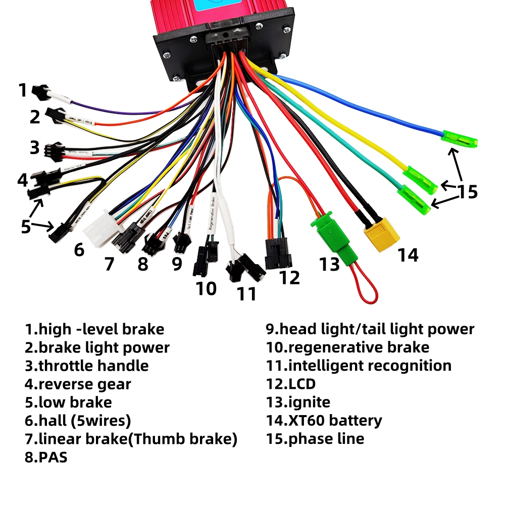 36V 48V 60V 1200W 1500W  2000W - Kelly Kls7230S Controller ulasan dan harga