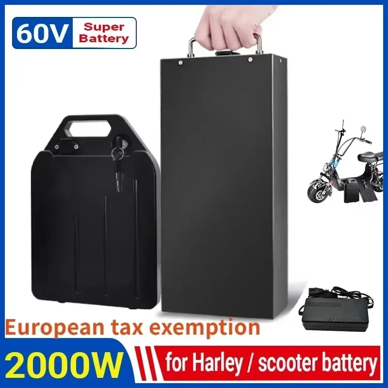 60V Lithium Battery with Over- - 60V 50Ah Electric Scooter Battery ulasan dan harga